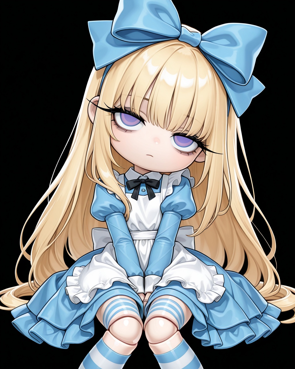 chibi,  solo,  close-up on Tensor.Art