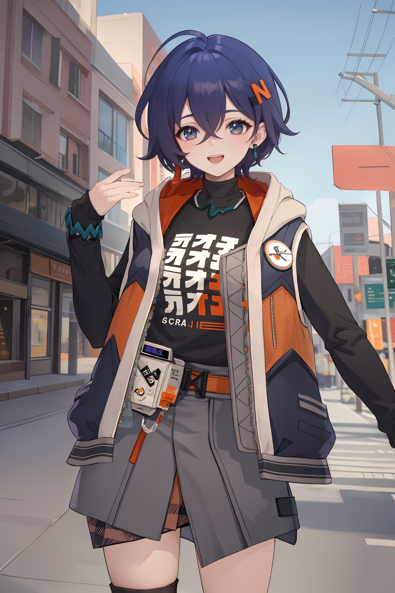 1girl,  belle \(zenless zone zero\),  solo on Tensor.Art