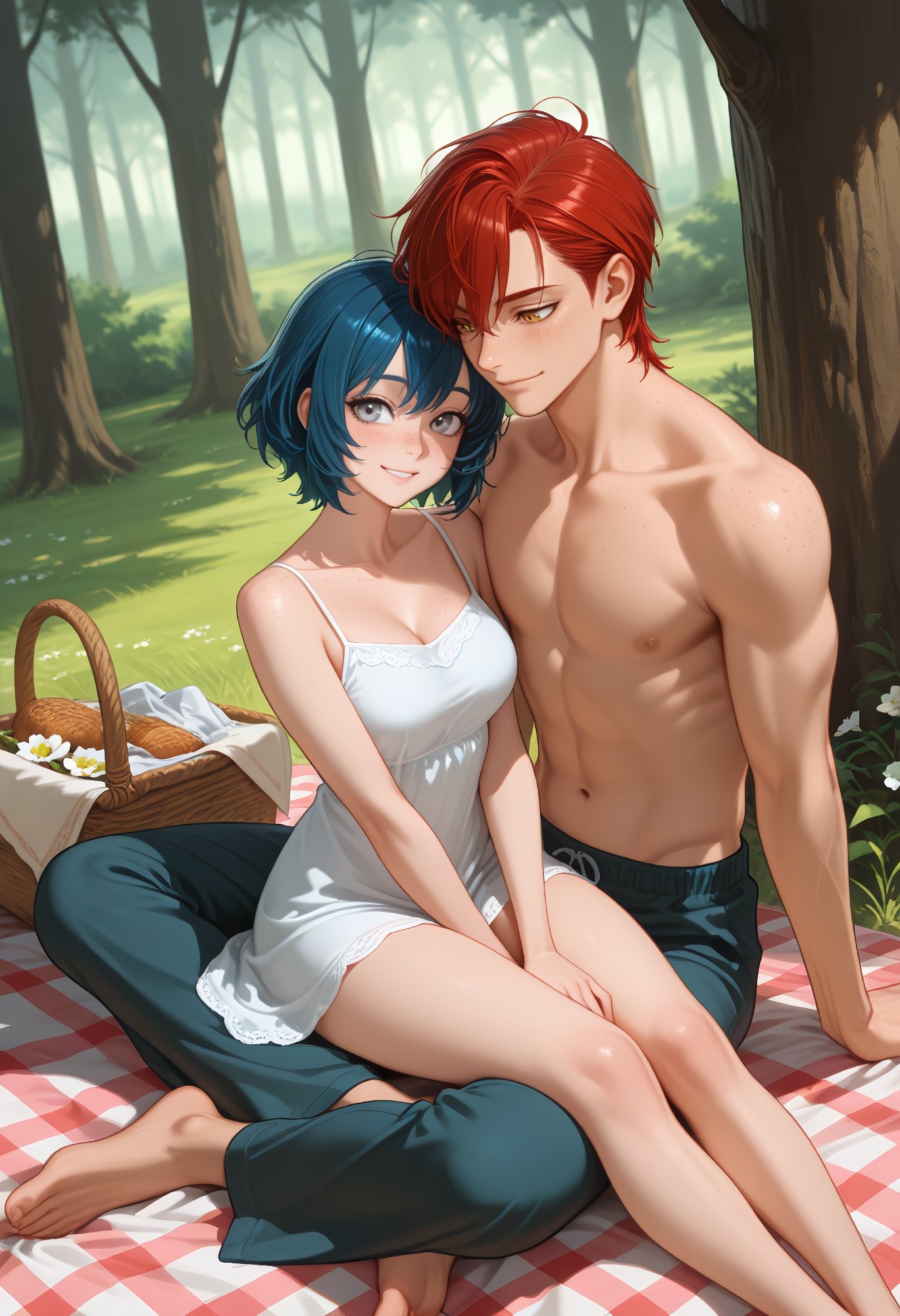 1girl,  1boy,  couple on Tensor.Art