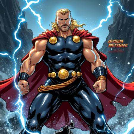Thor the norse god of thunder on Tensor.Art