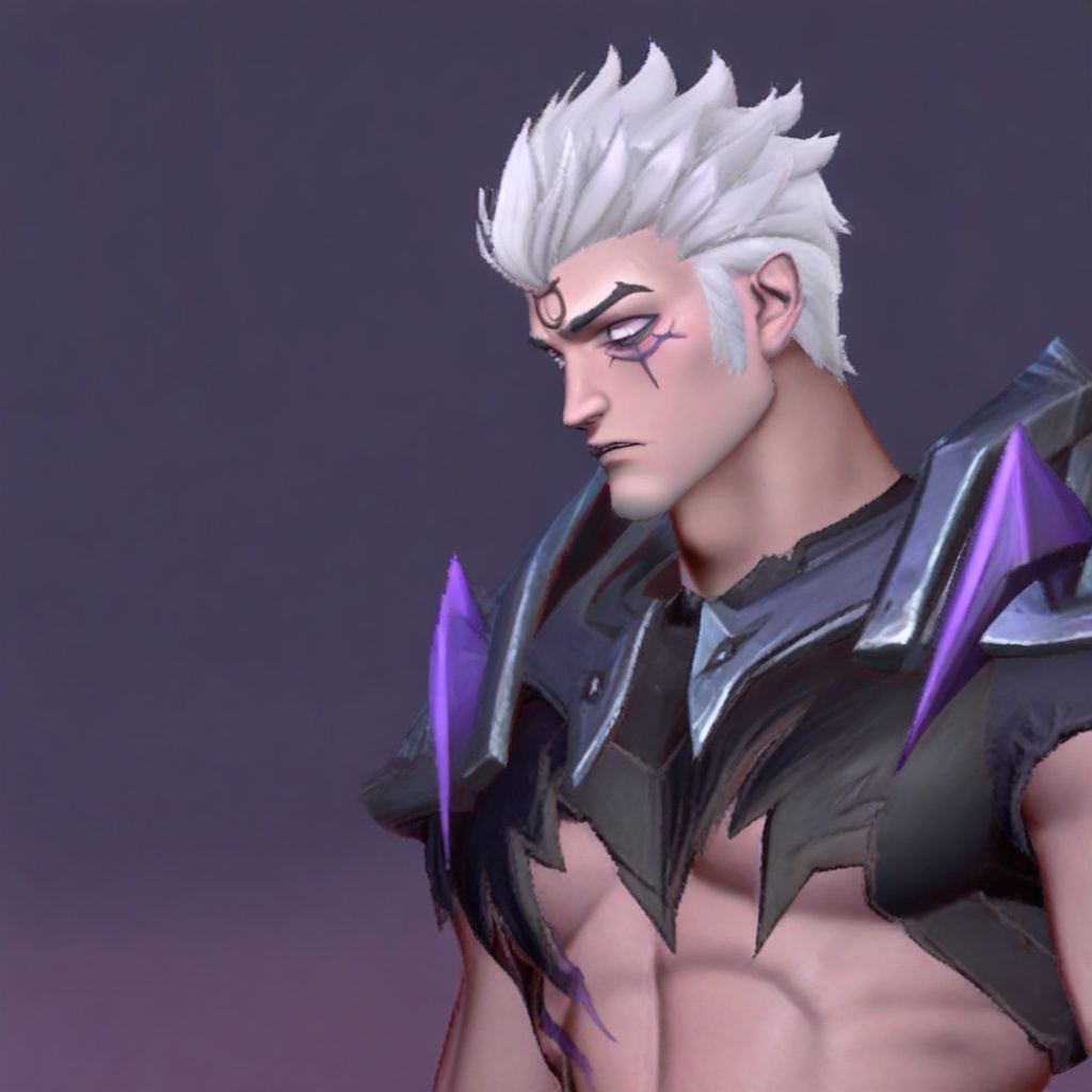 PhoevusML_facial marked male focus,  anime screencap,  masterpiece on Tensor.Art