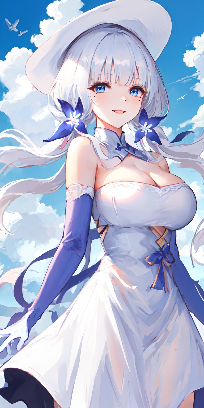 masterpiece,  best quality,  illustrious (maiden lily's radiance) (azur lane) on Tensor.Art
