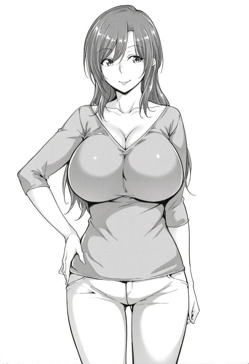 minami01,  long hair,  grey hair on Tensor.Art