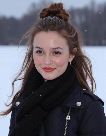 8k hdr . She has a light complexion,  Her facial features include a small nose,  a slightly curved smile on Tensor.Art