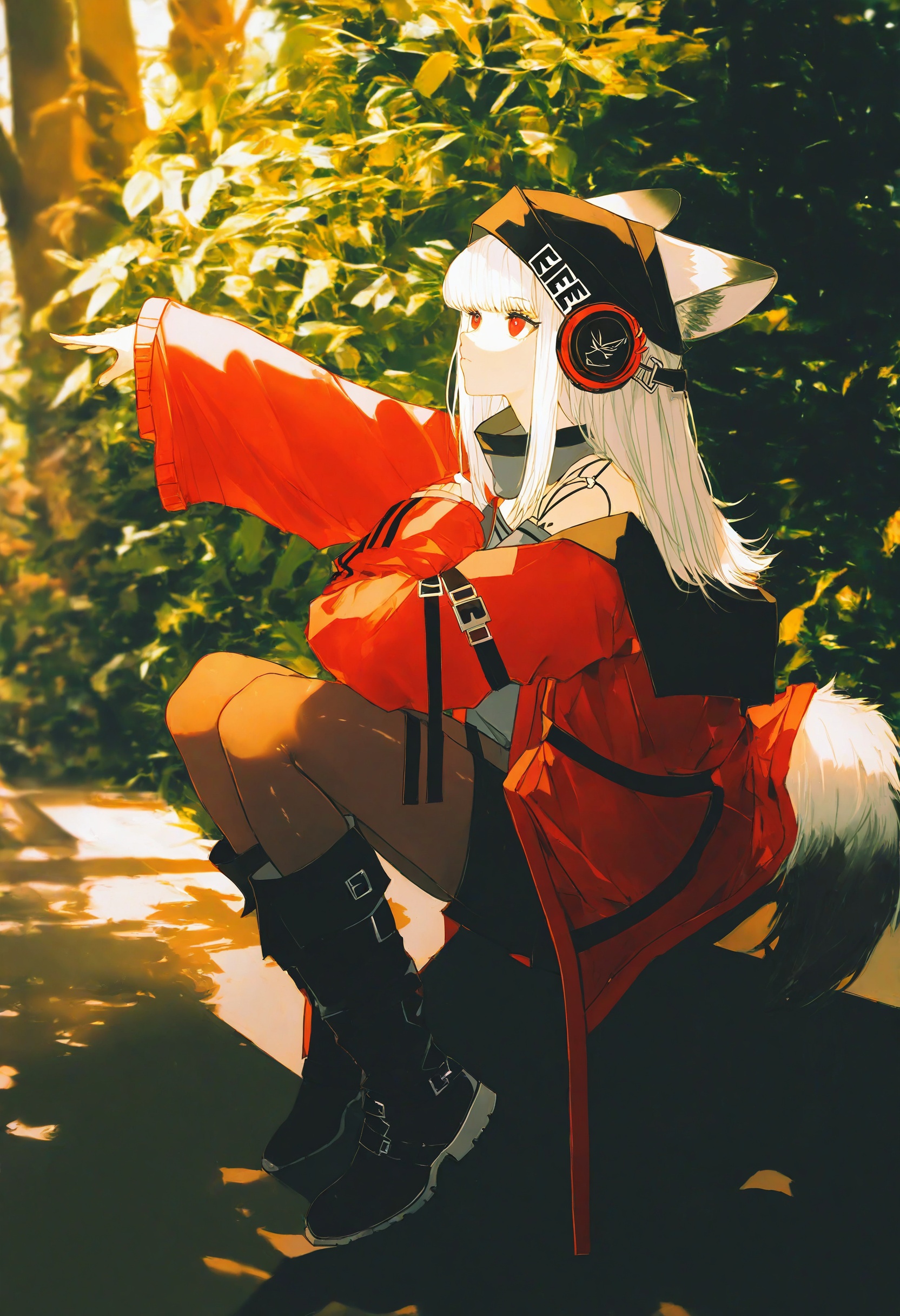 1girl,  frostleaf \(arknights\),  arknights on Tensor.Art