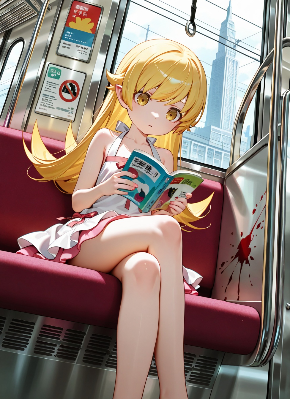 1girl,  solo,  oshino shinobu on Tensor.Art