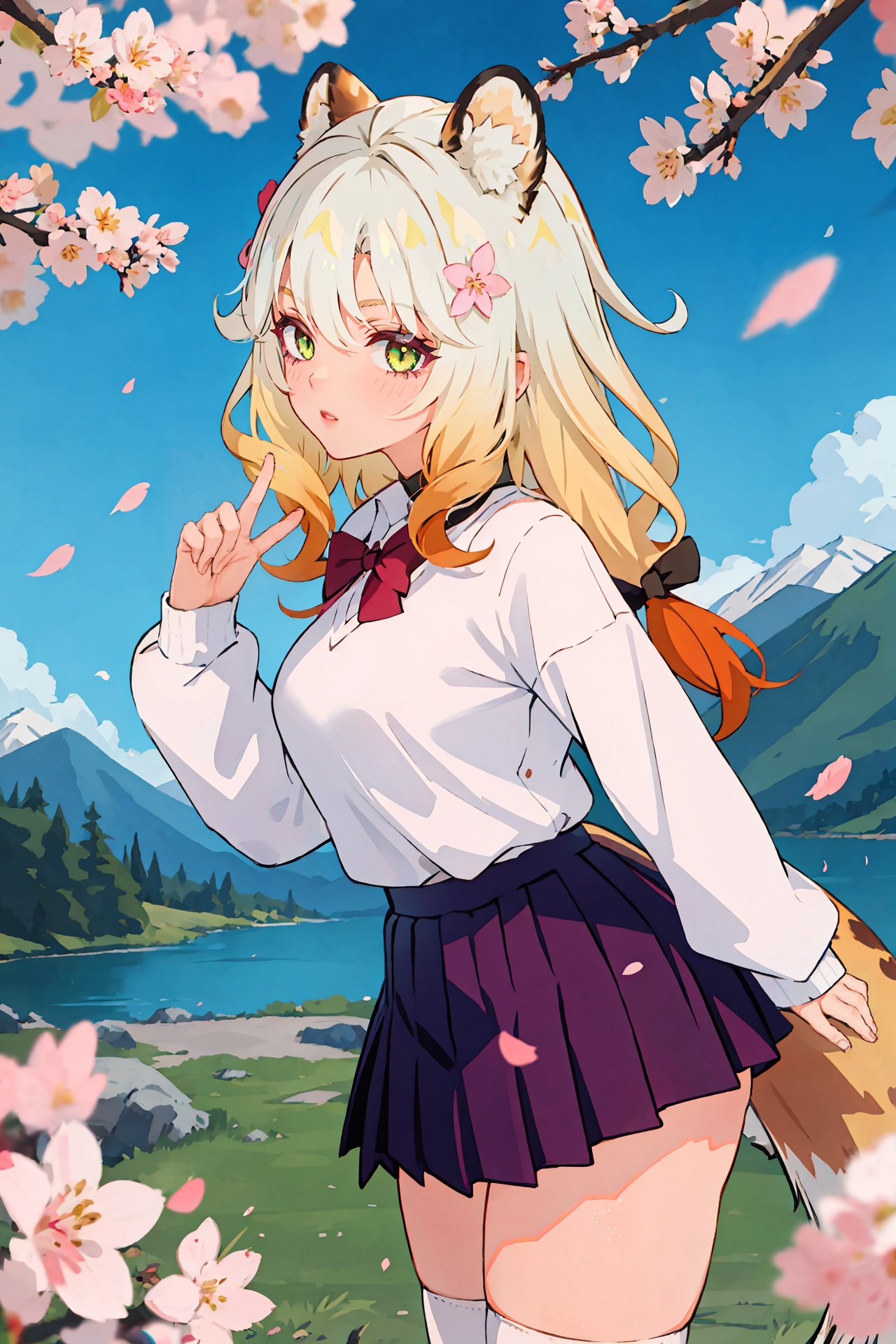 1girl,  xilonen \(genshin impact\),  solo on Tensor.Art