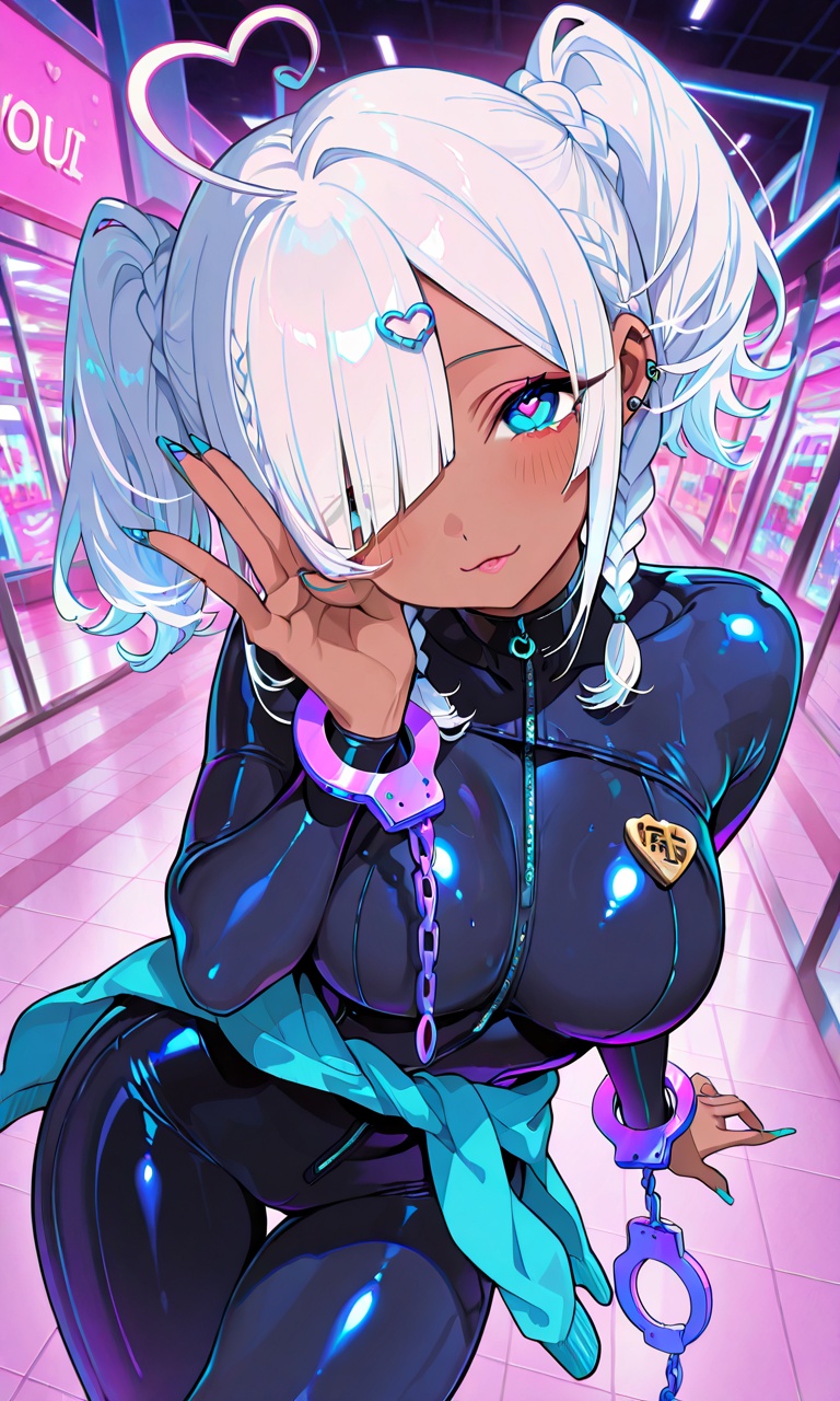 yufa,  1girl,  dark skin on Tensor.Art
