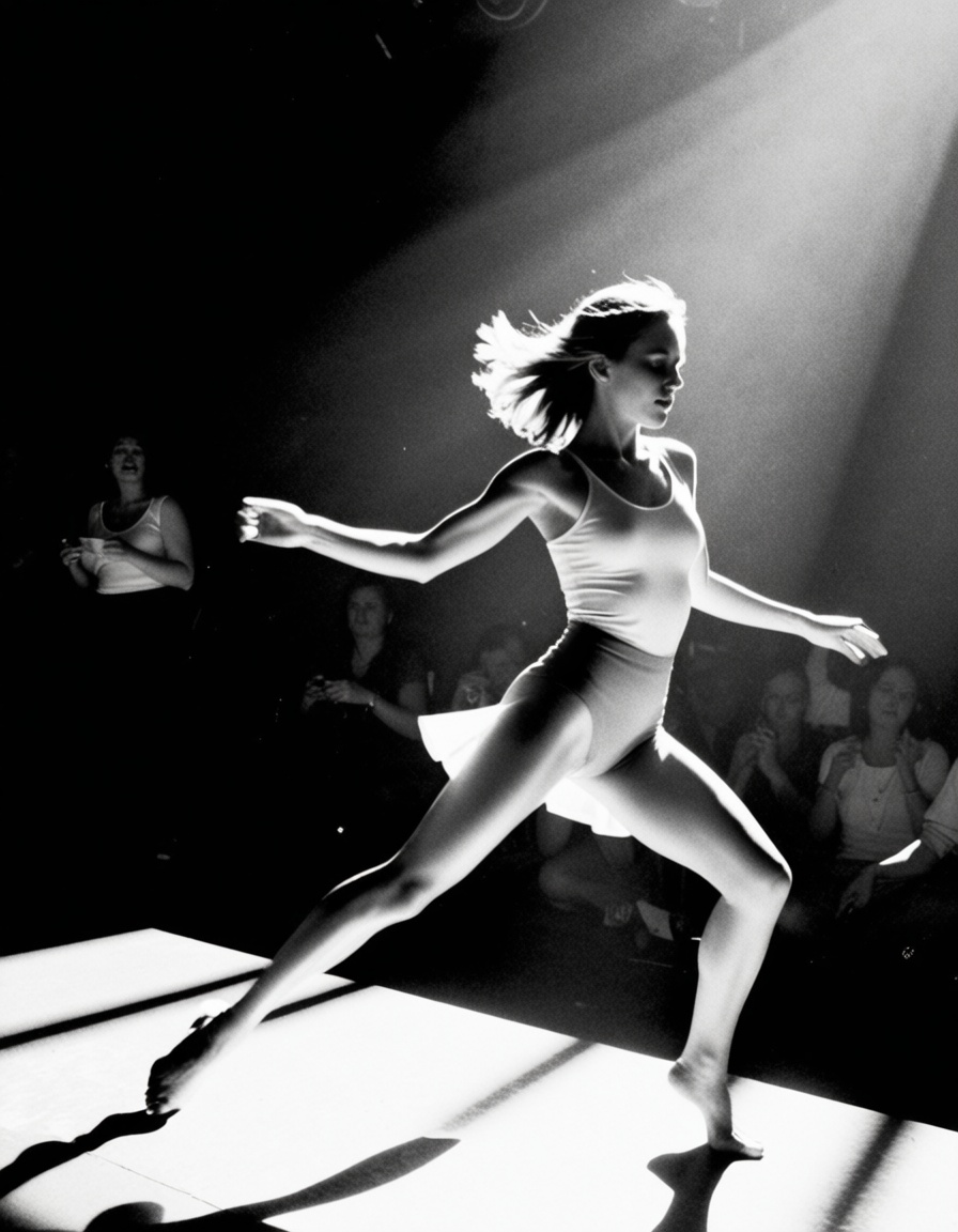 ehcartier,  ,  girl dancing on a disco on Tensor.Art