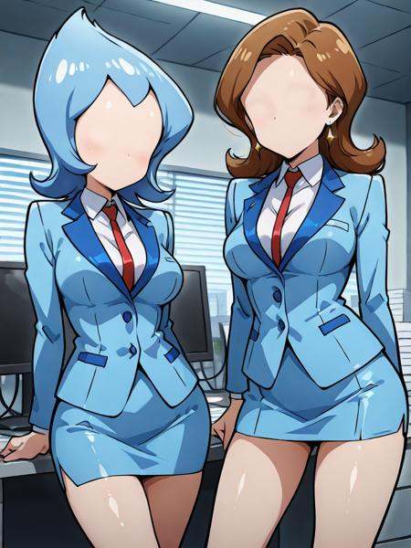 office,  monitor,  officel lady on Tensor.Art