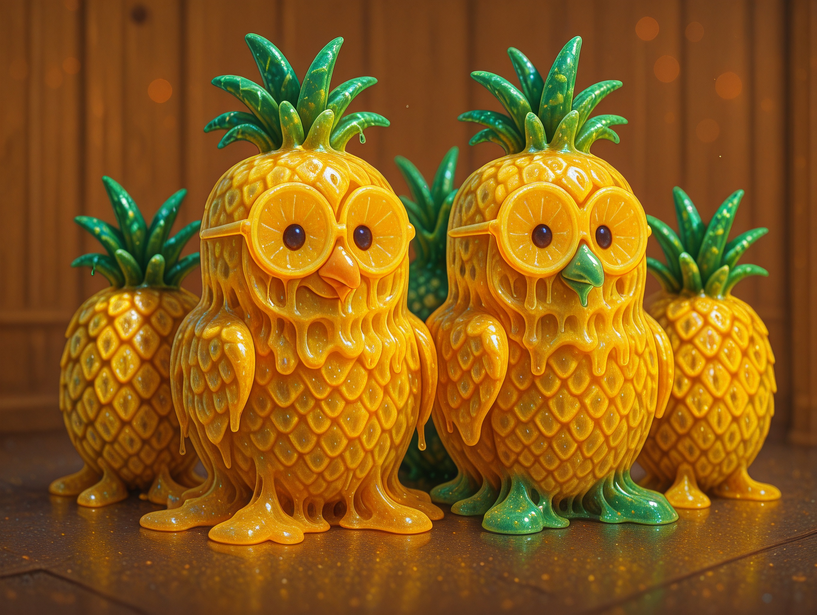 Gh0stGl1tt3r,  a pineapple on Tensor.Art