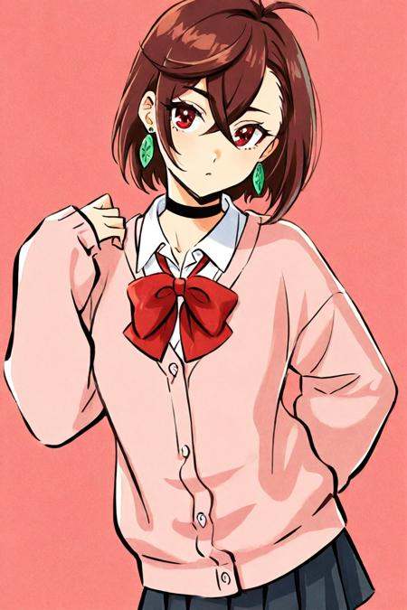 ayasemomo,  hair between eyes,  crossed bangs on Tensor.Art