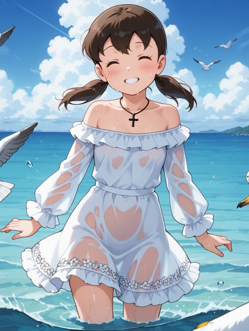 minamoto shizuka,  1girl,  solo on Tensor.Art