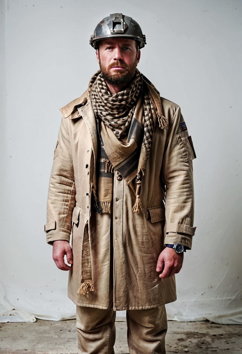 coat,  helmet,  wristwatch on Tensor.Art