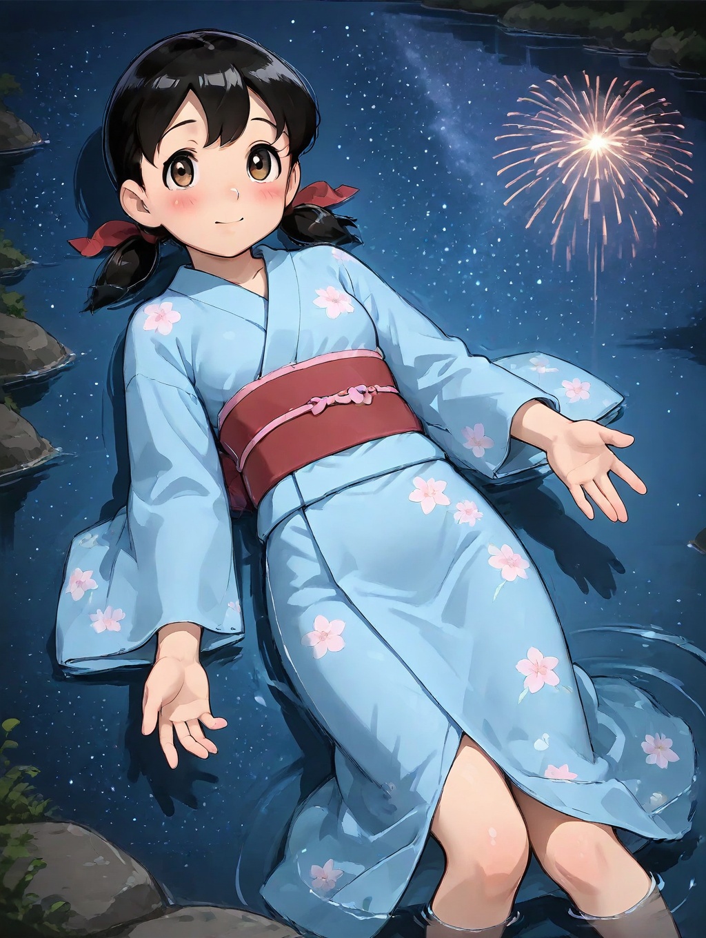 minamoto shizuka,  1girl,  japanese clothes on Tensor.Art