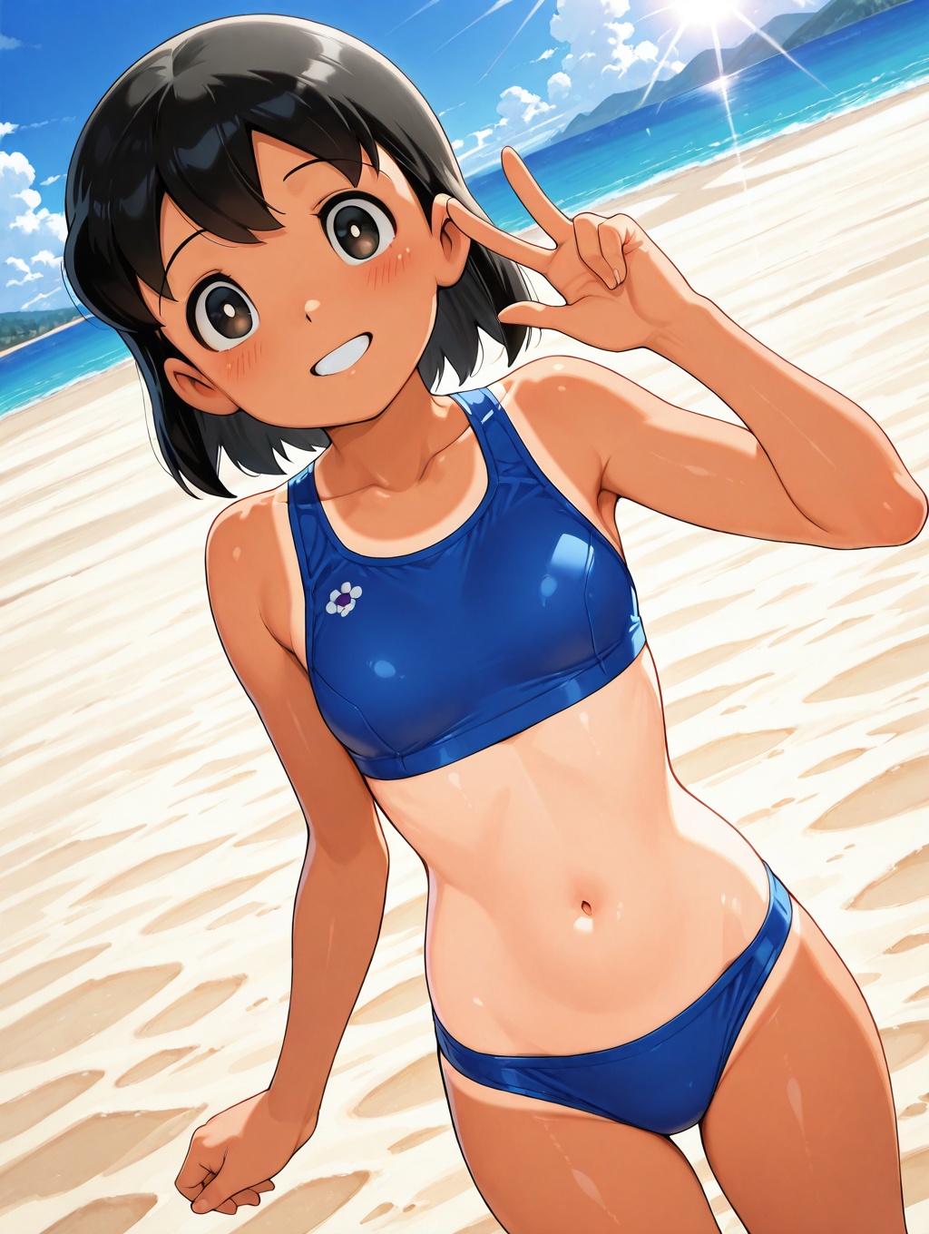 minamoto shizuka,  1girl,  outdoors on Tensor.Art