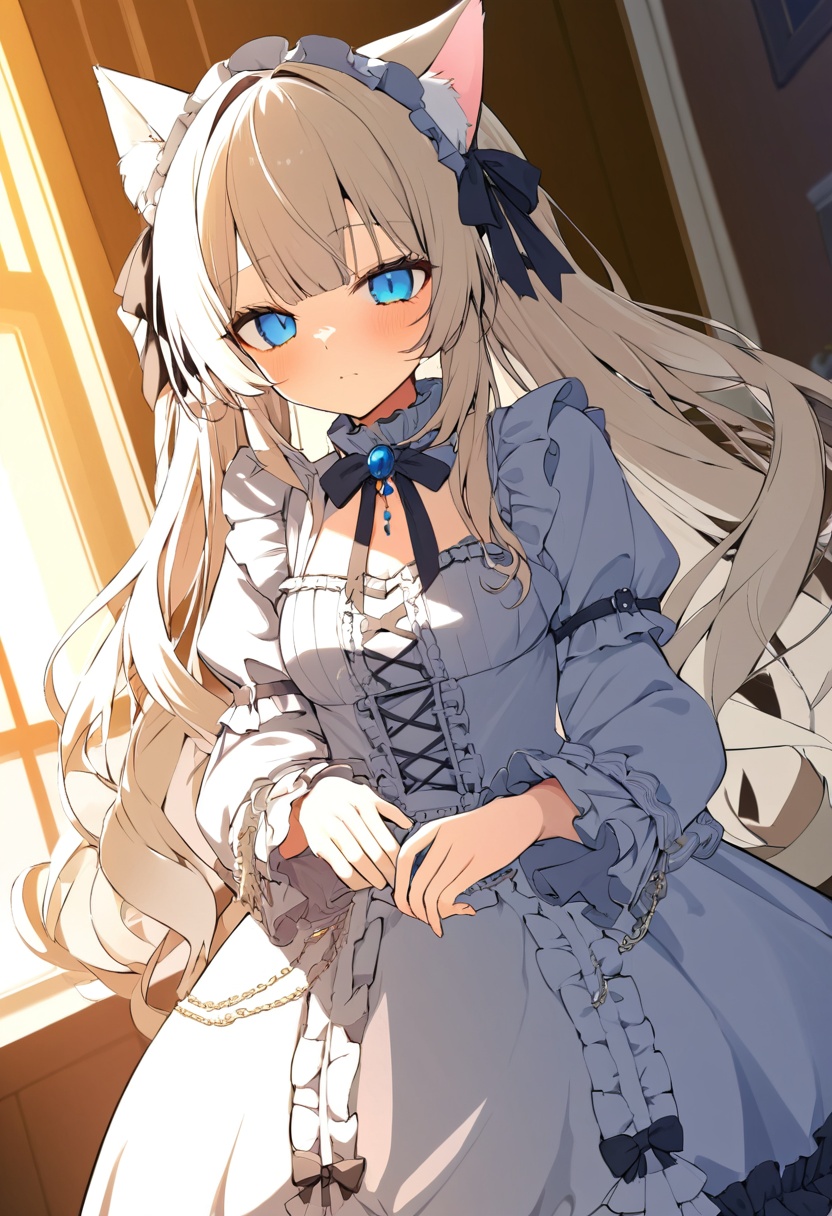 1girl,  solo,  very long hair on Tensor.Art