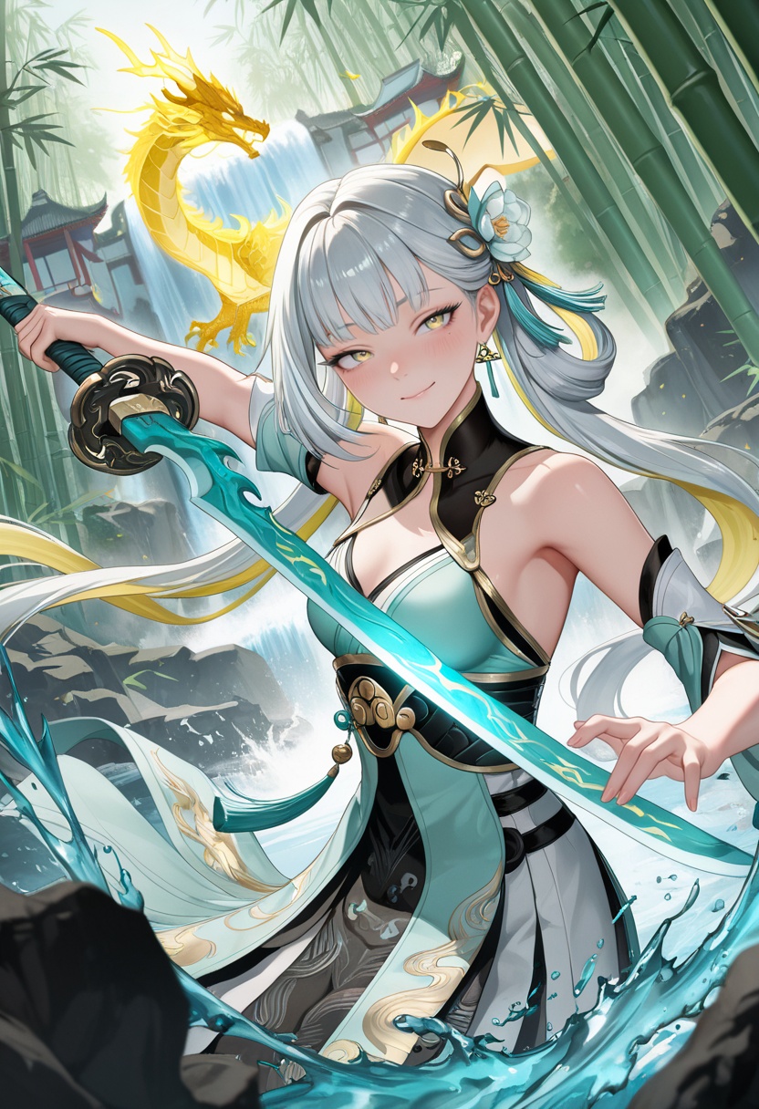 1girl,  jinhsi \(wuthering waves\),  amazing quality on Tensor.Art