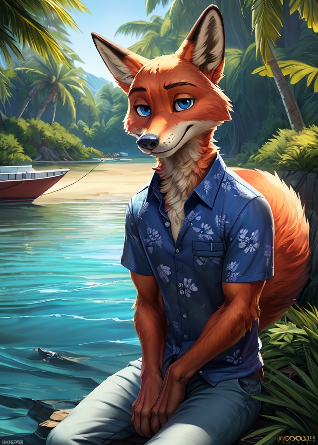 uploaded on e621,  ((by Homogenousrule,  by Wildering on Tensor.Art