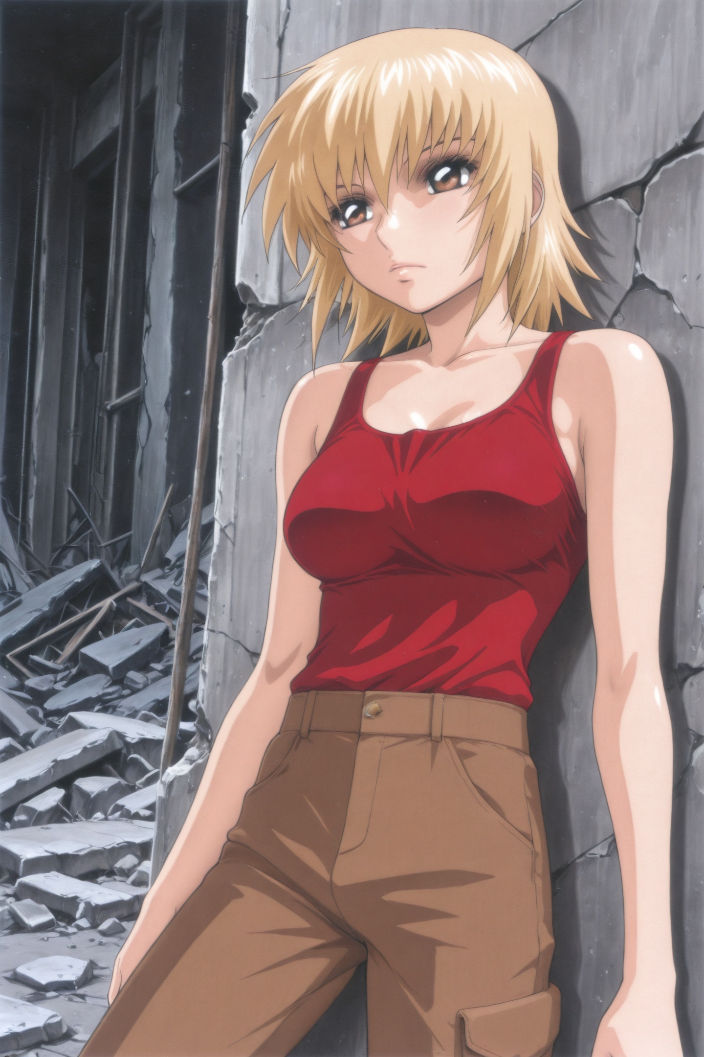 1girl,  Cagalli Yula Athha,  solo on Tensor.Art