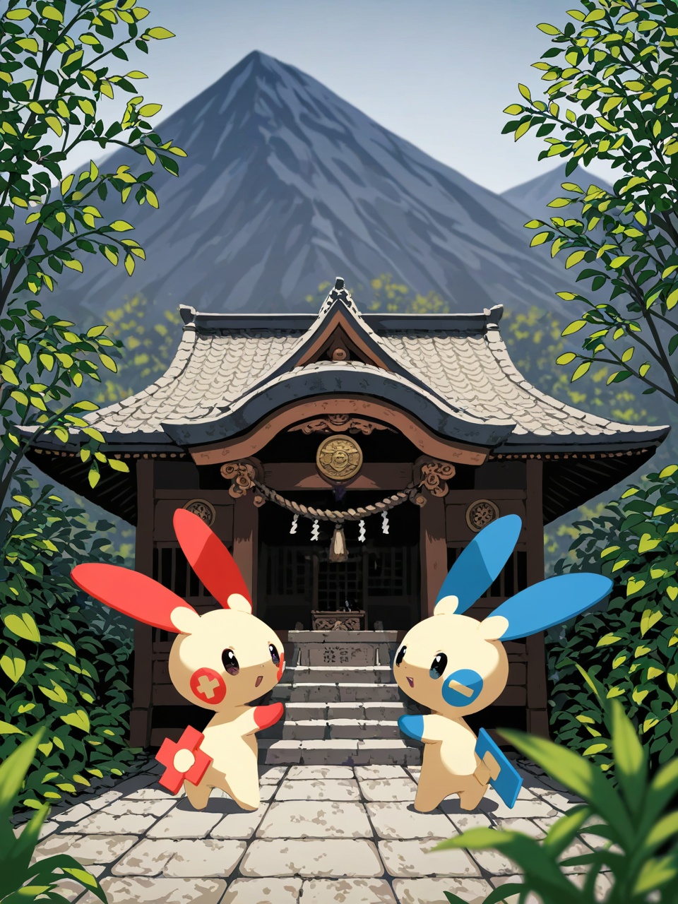 duo,  minun,  plusle on Tensor.Art