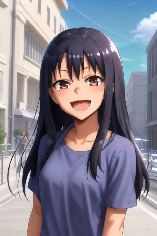 1girl,  Hayase Nagatoro,  Black hair on Tensor.Art