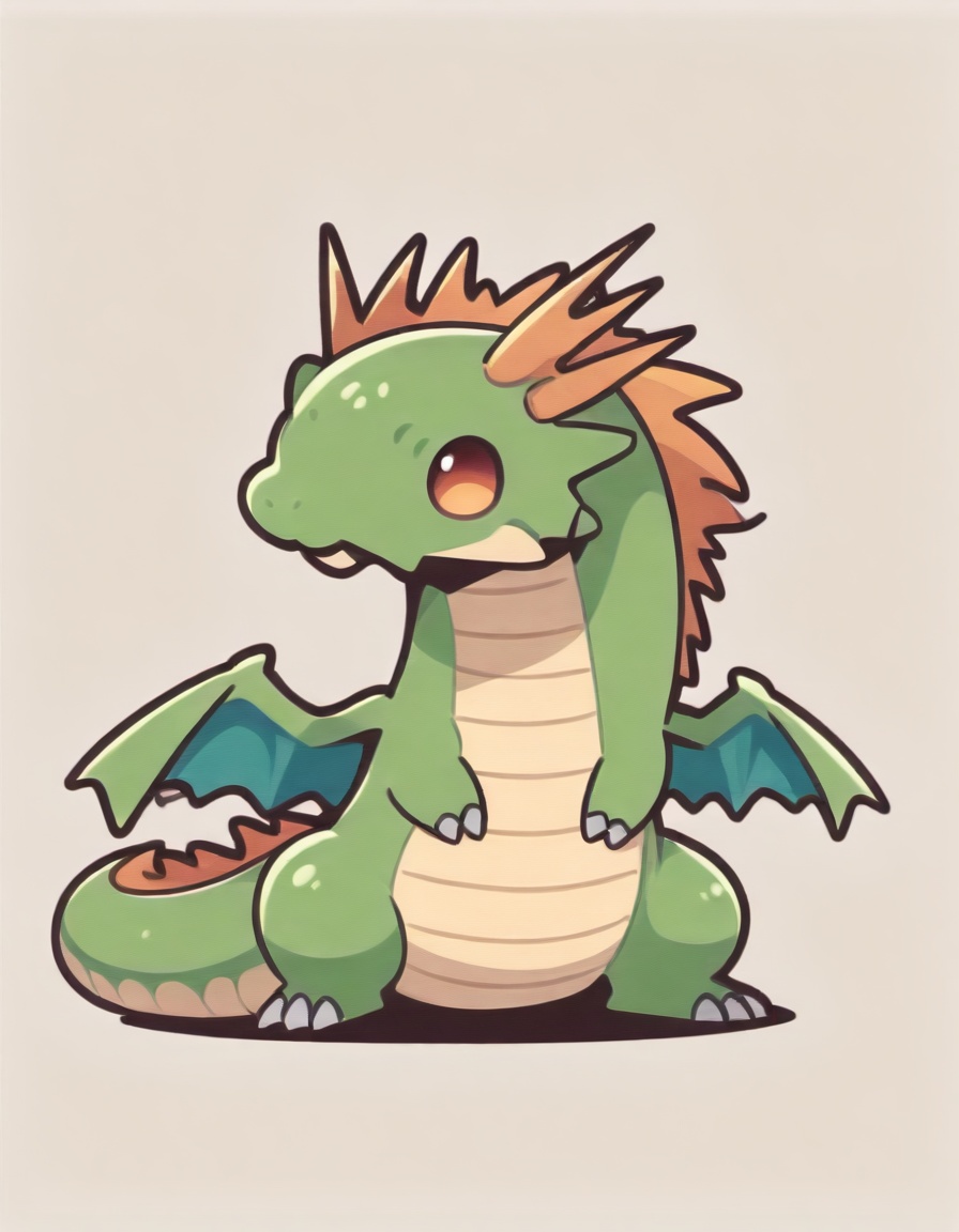 chibi,  solo,  simple art on Tensor.Art