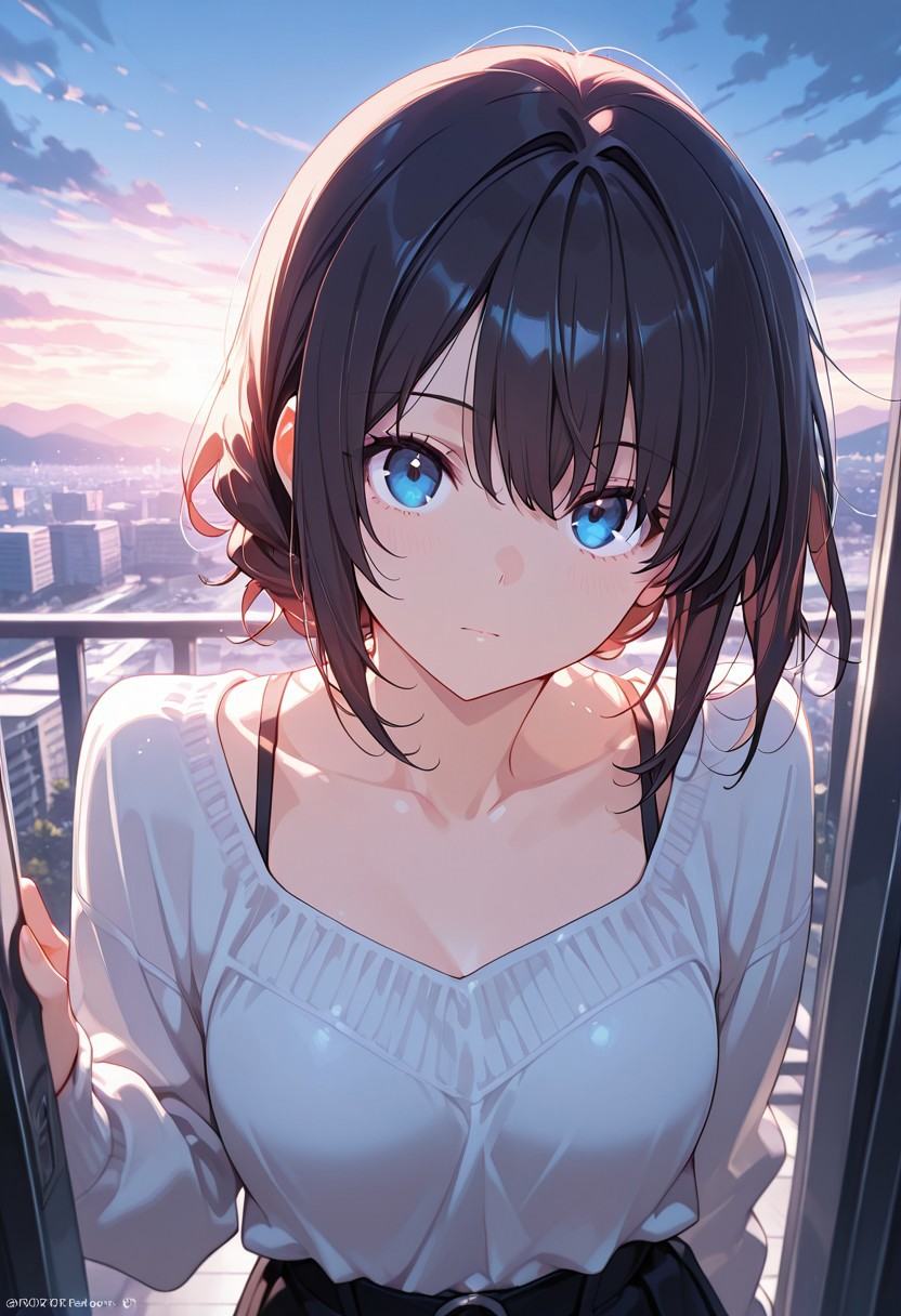 looking at viewer,  1girl,  solo on Tensor.Art