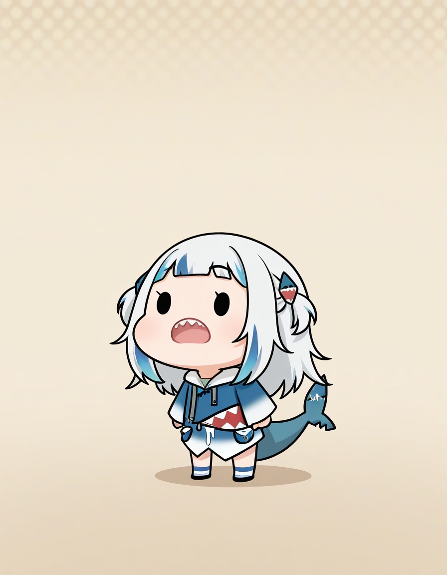 1girl,  gawr gura,  open mouth on Tensor.Art
