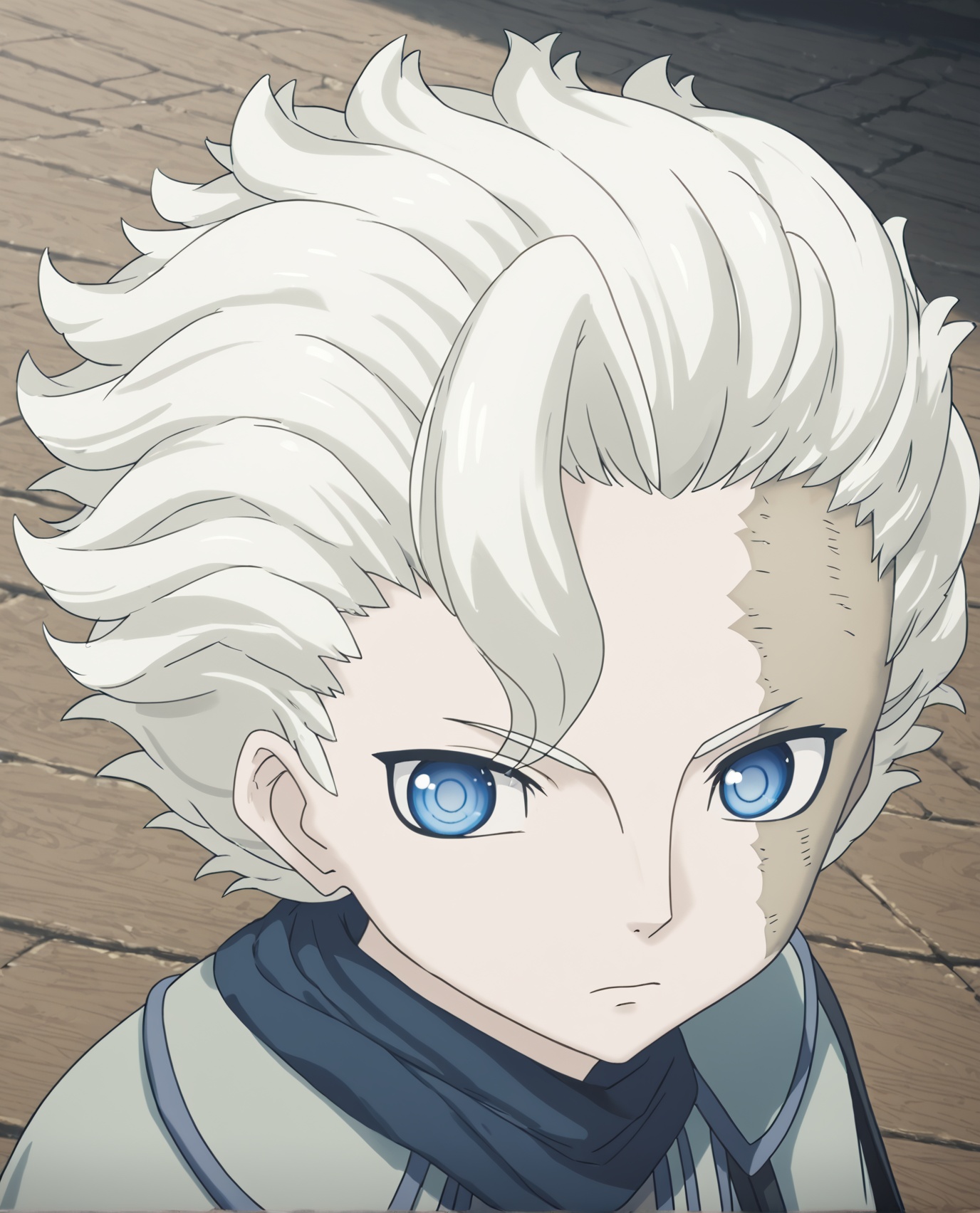 white hair,  blue eyes,  belaf on Tensor.Art