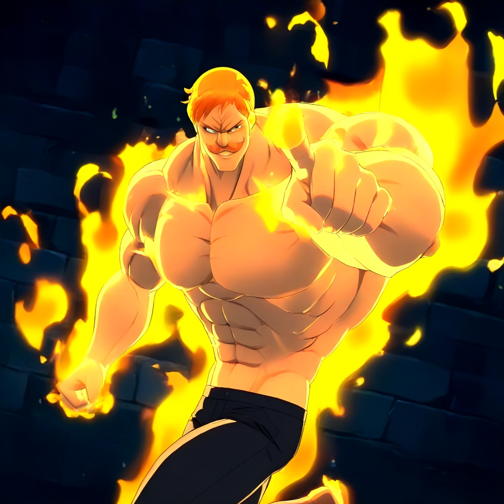 pov,  escanor,  solo on Tensor.Art