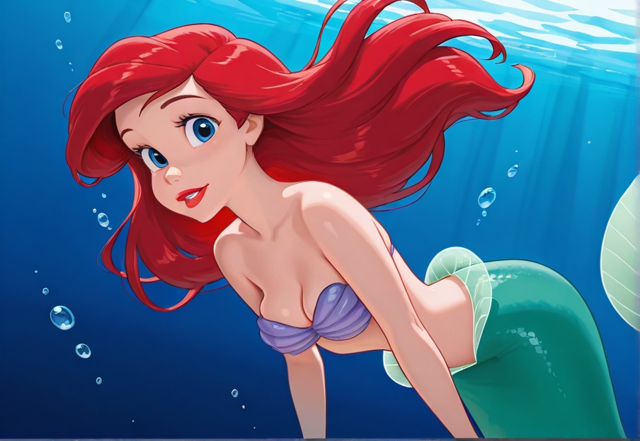 ariel,  1girl,  solo on Tensor.Art