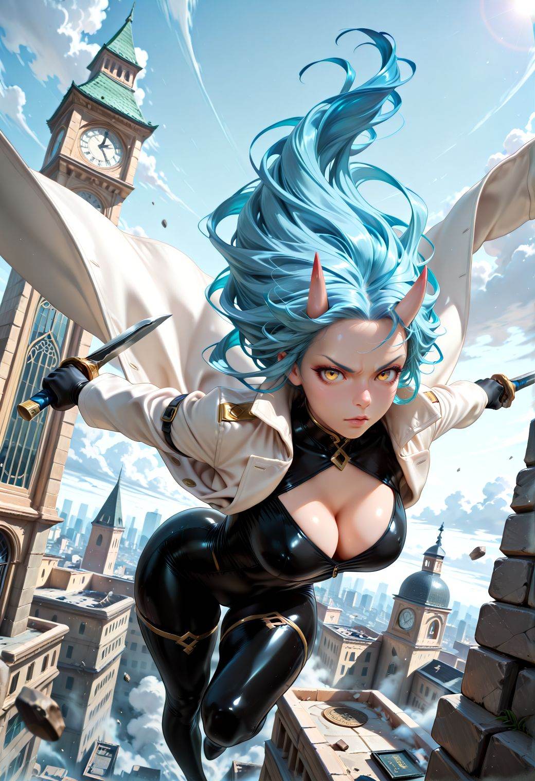 SmoothNoob_Quality,  1girl,  oni on Tensor.Art