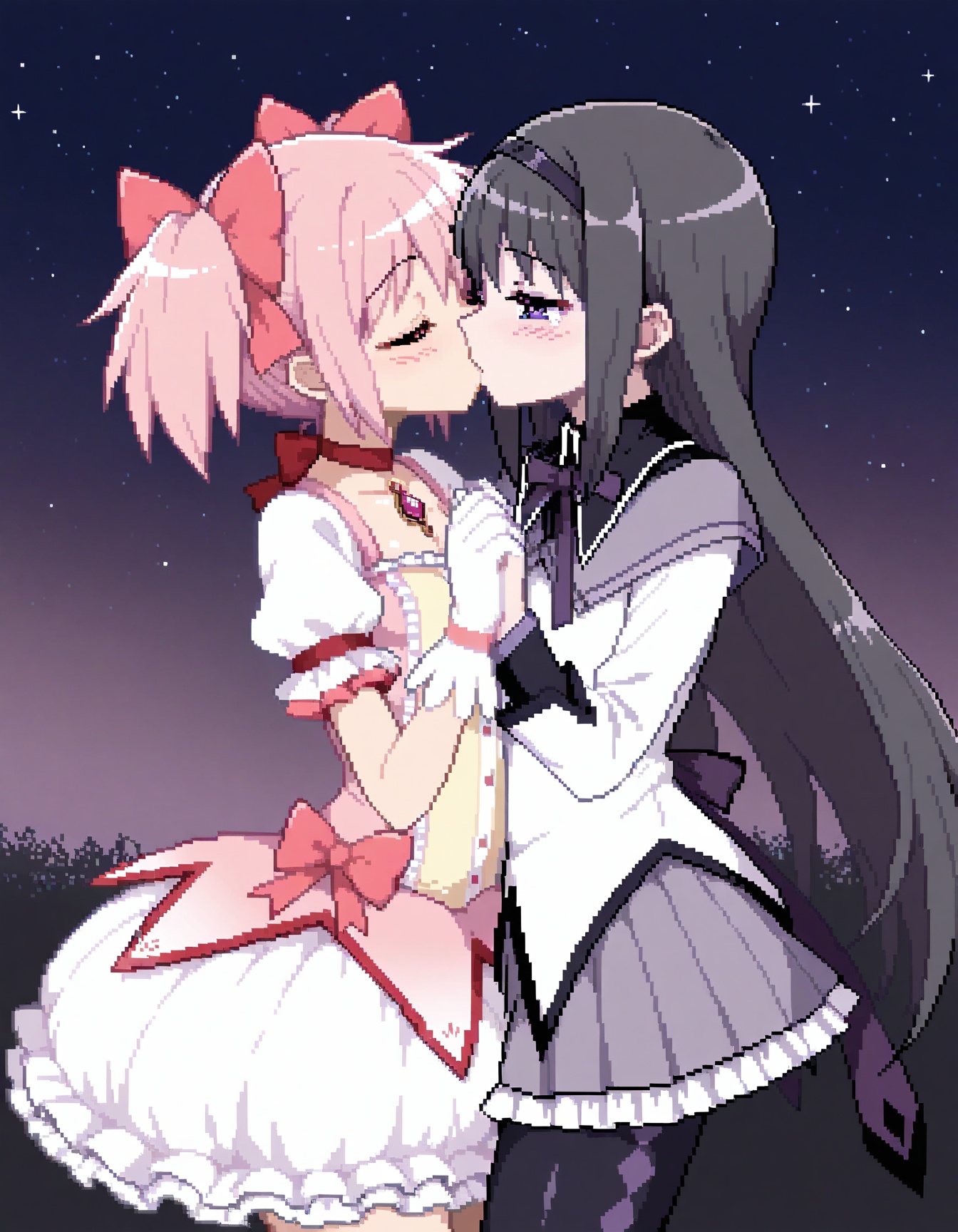 1girl,  solo,  kaname madoka \(magical girl\) on Tensor.Art