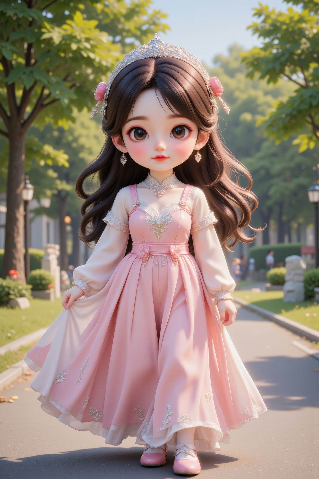girl,  dress,  upper body on Tensor.Art