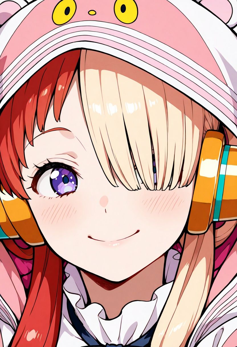 1girl,  (uta_animal_hood),  hood up on Tensor.Art
