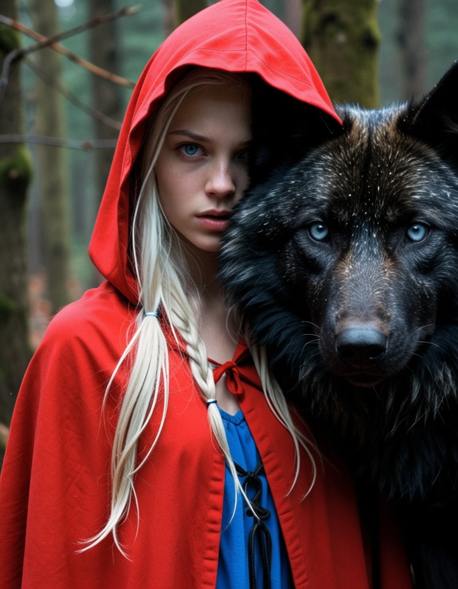 surreal,  mystery,  angry wolf on Tensor.Art