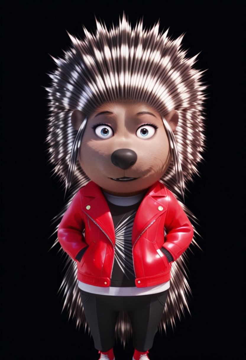 solo,  ashporcupine,  standing on Tensor.Art