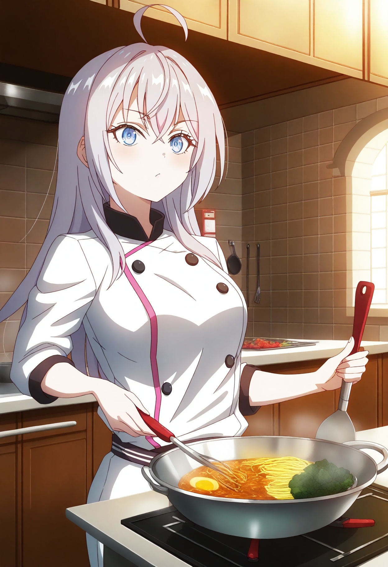 sysdeep_alisa,  silver hair,  blue eyes on Tensor.Art