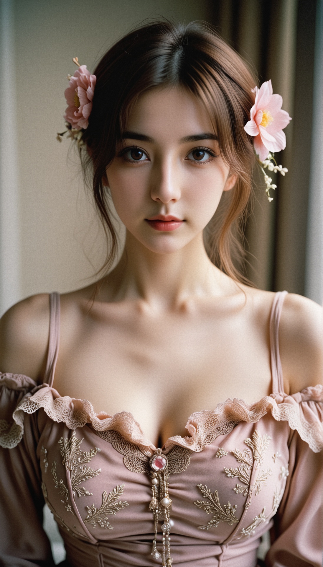 extremely beautiful detailed face,  (cute face,  temptations look) on Tensor.Art