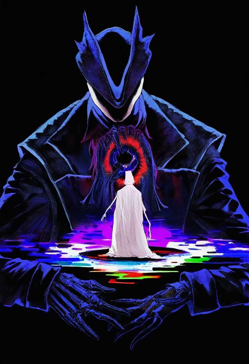 high contrast,  colorful,  horror (theme) on Tensor.Art