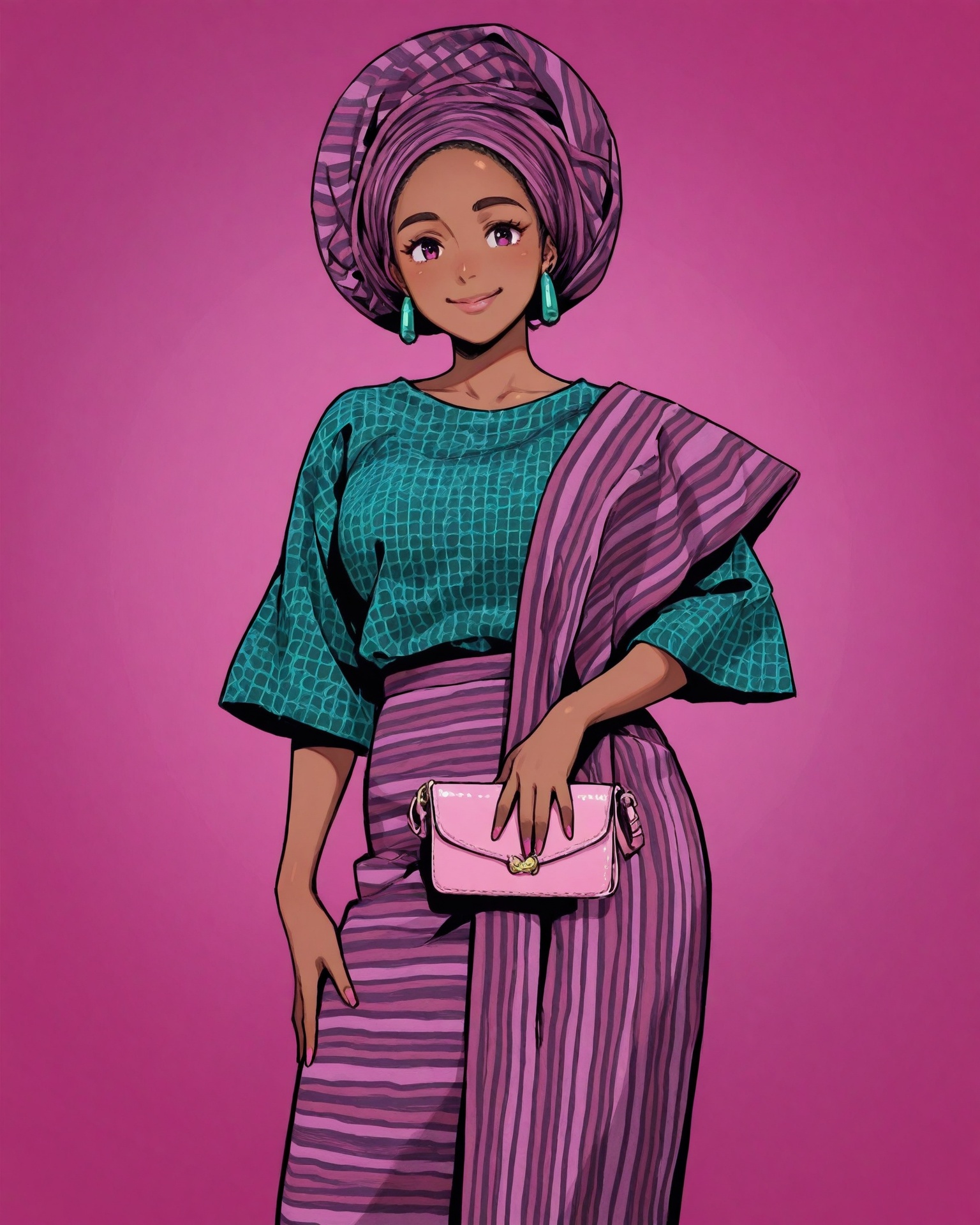 1girl,  asooke,  asooke headdress on Tensor.Art
