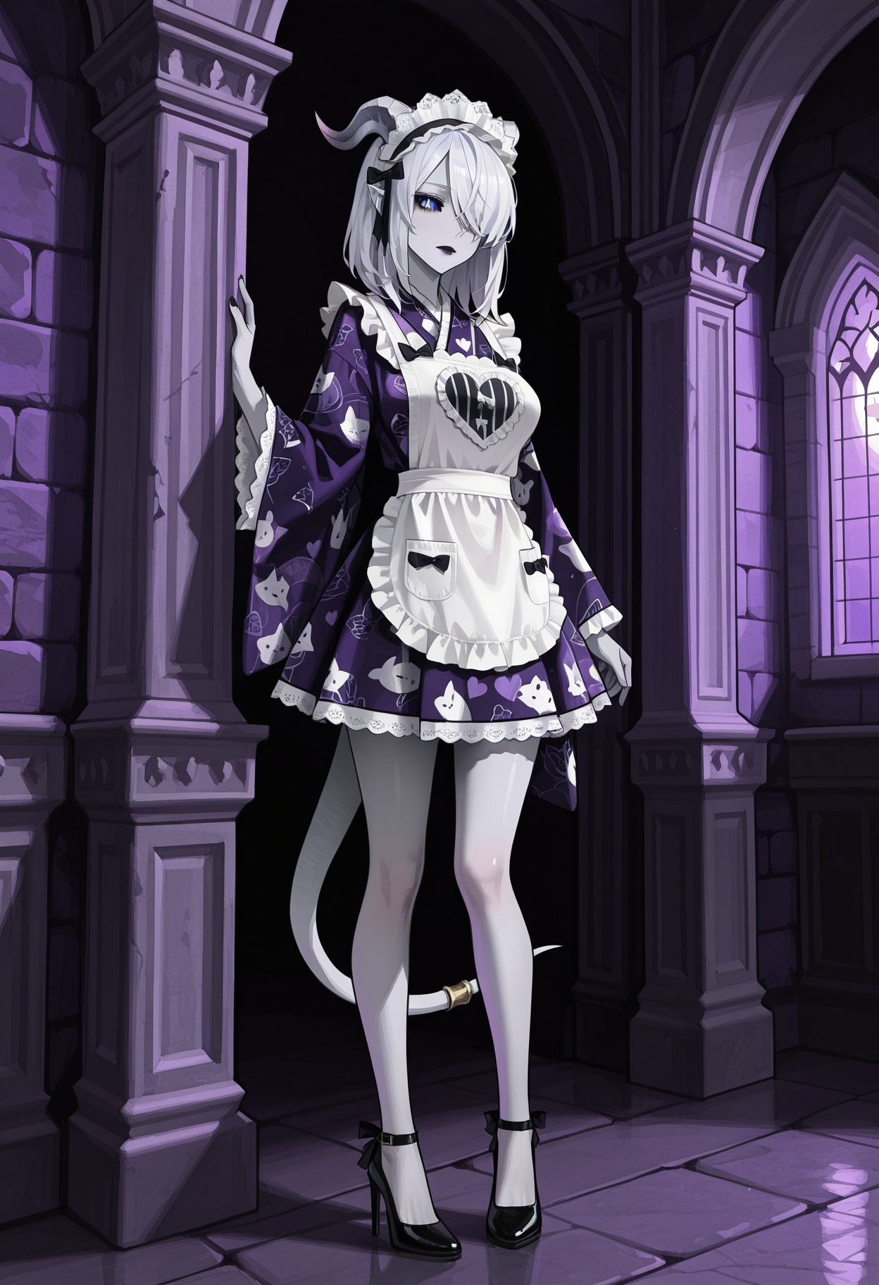 1girl,  draenei,  horns on Tensor.Art