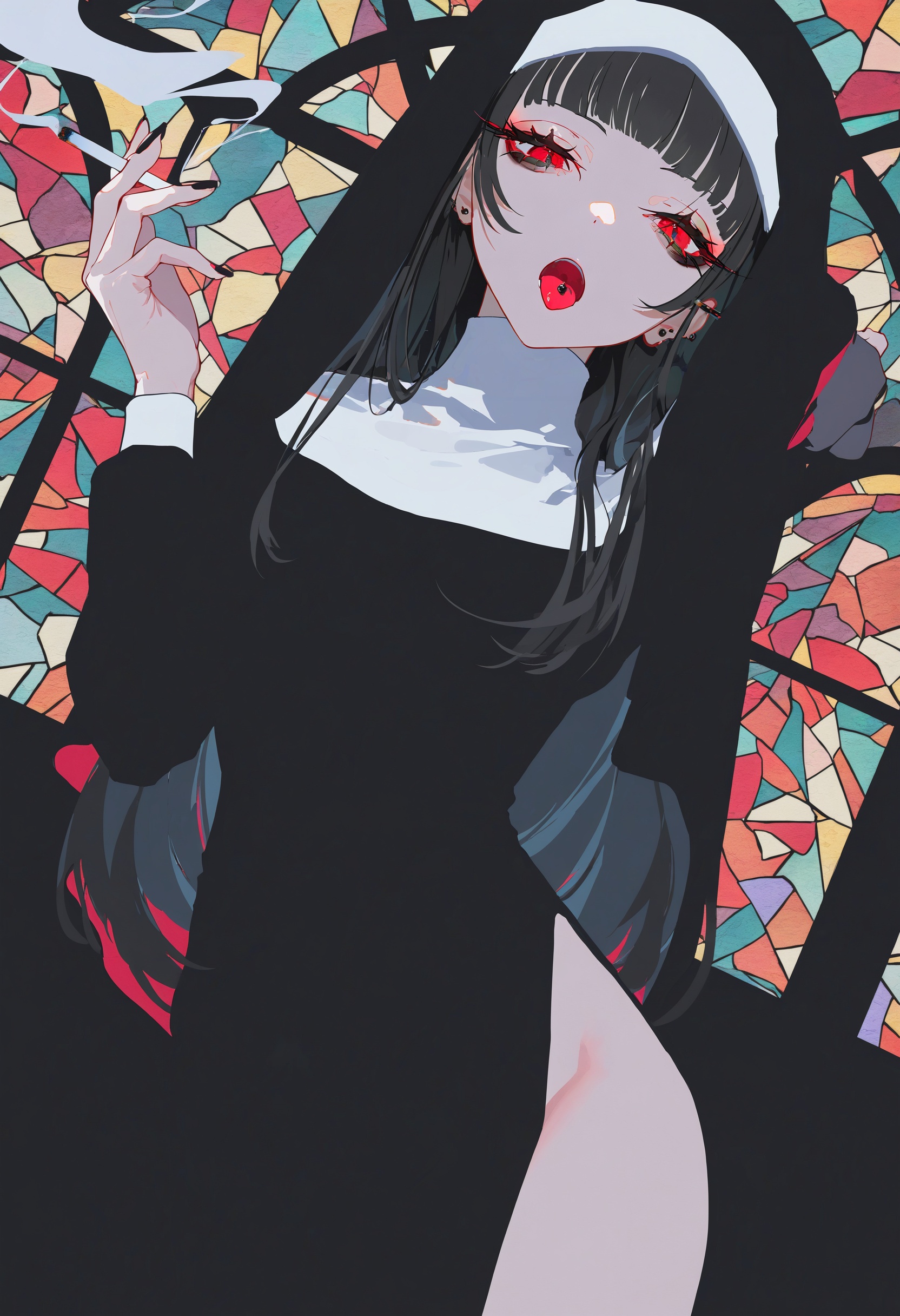 blending,  flat color,  no lineart on Tensor.Art