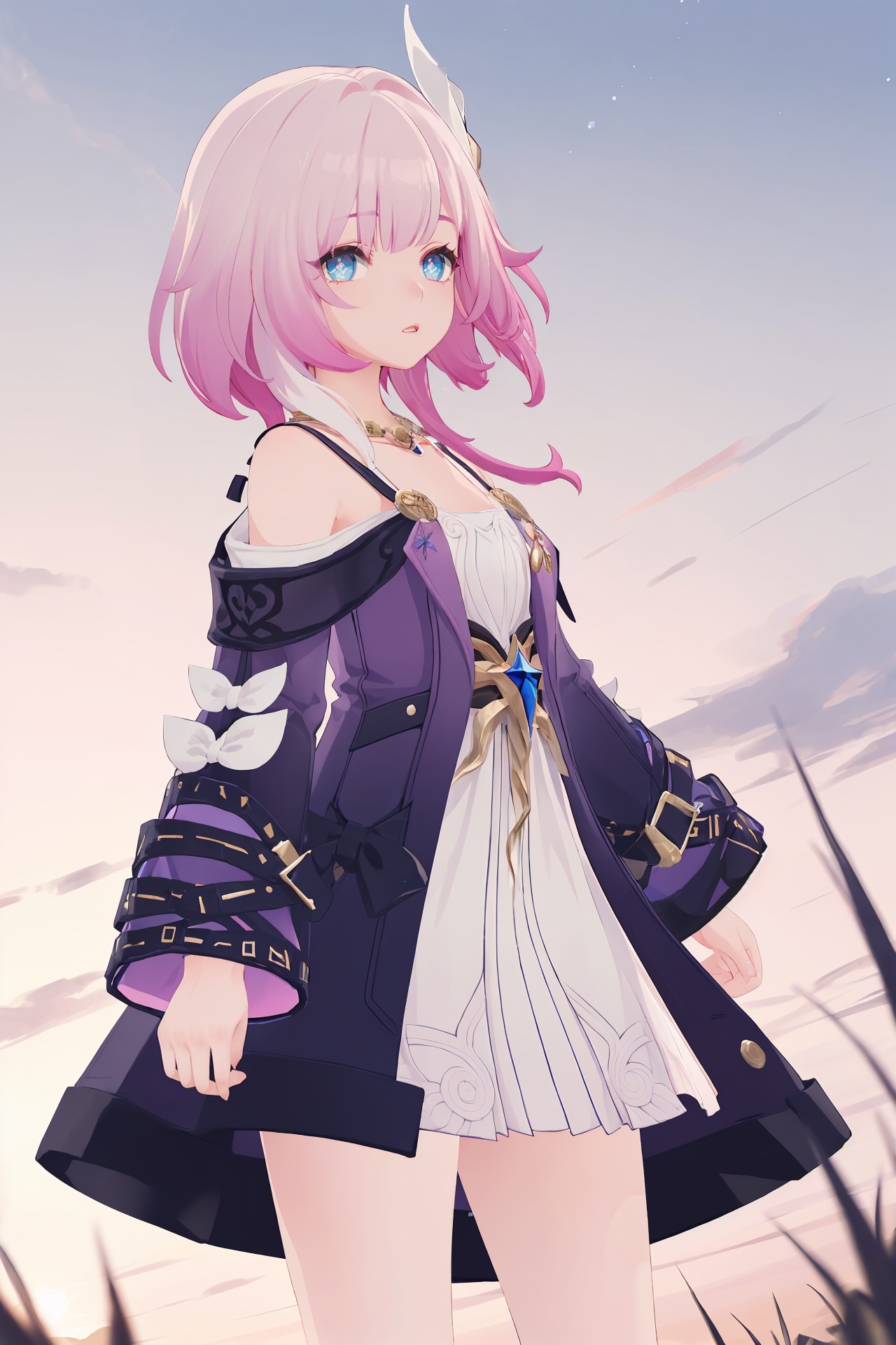 1girl,  cyrene \(honkai: star rail\),  solo on Tensor.Art