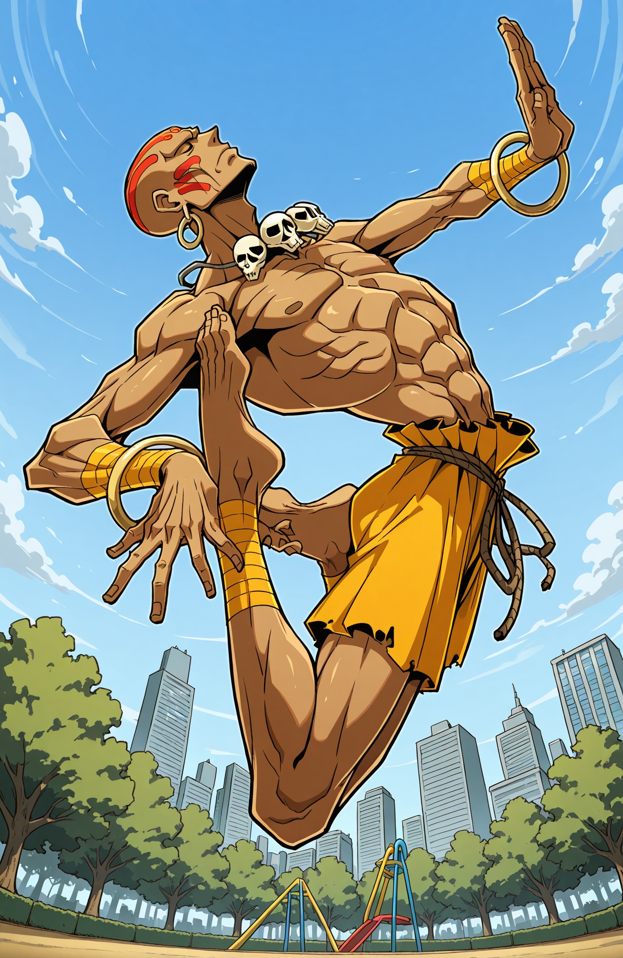 from below,  sf_dhalsim,  solo on Tensor.Art