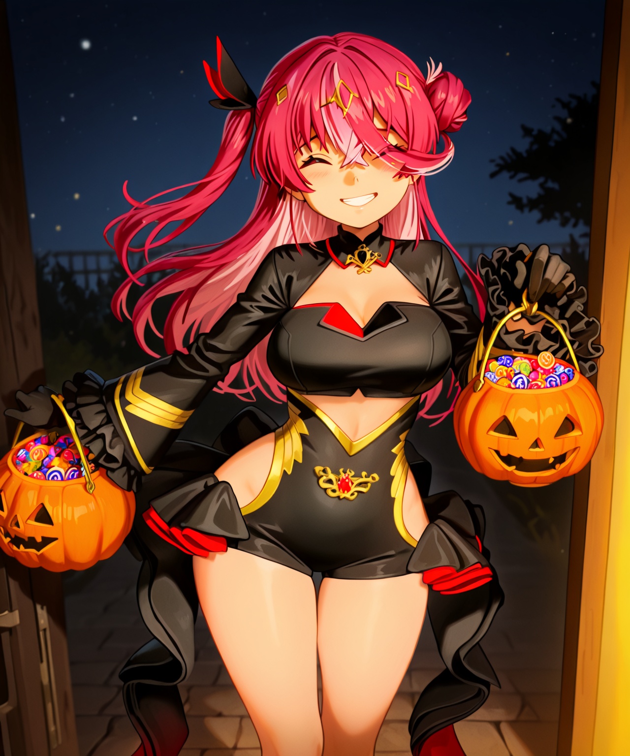 halloween,  pov doorway,  ^_^ on Tensor.Art