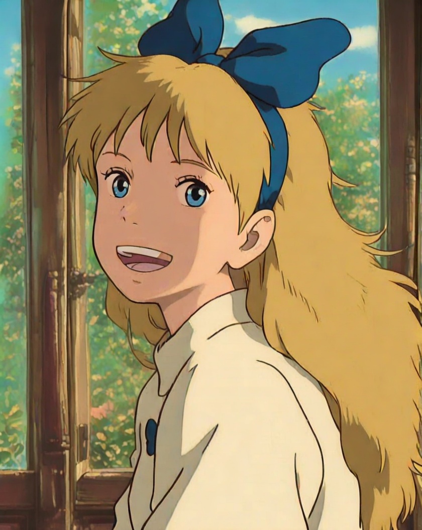 studio_ghibli,  1girl,  blonde hair on Tensor.Art