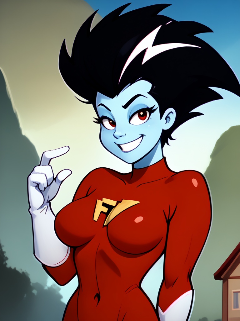 freakazoid,  muscular,  breasts on Tensor.Art