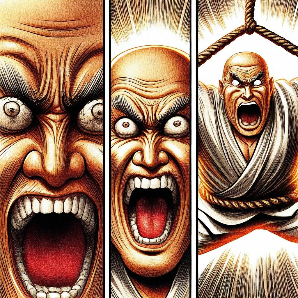 bokkemon,  1boy,  intense expression on Tensor.Art